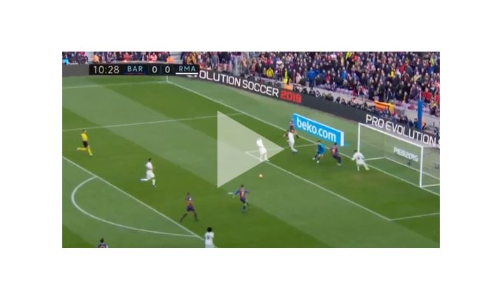 Coutinho STRZELA GOLA Realowi! 1-0 [VIDEO]